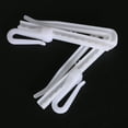 thumbnail image 3 of Unique Bargains 25 Pcs Crochets de Verrouillage pour Rideau en Plastique à Profondeur Réglable Blanc, 3 of 7