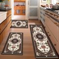 thumbnail image 2 of Kitchen Rugs Sets of 3 Non Slip Washable Kitchen Mats for Floor, Waterproof Kitchen Runner Rug, Floor Mat Carpet for Entryway, Laundry, Sink, Hallway, Bathroom, 2 of 10