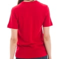 thumbnail image 4 of Lone Wolf Graphic Design Ring Spun Combed Cotton Short Sleeve Deluxe Jersey T-Shirt - Red 2XL, 4 of 4