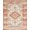 Rust Sage Cream, Pattern 18, variant on Design&I 8'x10' Washable Area Rug Vintage Boho Ornate Bordered Symmetry Distressed Scroll Border for Living Room, Family Extra Large Skid-Resistant Low Profile