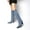 Blue, variant on LSLJS Long Boots Women's Thick Heel Toe Fashion Boots Elastic Mid Tube Women's Boots, Women's Knee-High Boots, Womens Boots