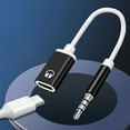 thumbnail image 2 of Type C Converter Headphone Adapter USB C Female To 3.5 Mm Male 3.5 Mm Stereo Jack Headphone Adapter Jack Splitter Compatible With Headphones Jack Plug For PC Laptop And, 2 of 4
