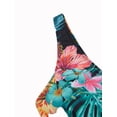 thumbnail image 3 of Lovito Boho Beachwear Tropical Bikini Sets with Removable Pads, 3 of 5