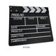thumbnail image 5 of Sidaley Accesorio de claqueta de película, placa de aviso, patrón impreso, madera resistente, claquetas de Director, accesorios de pizarra de Electrónica  negro grande P 30*27 CM, 5 of 6
