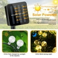 thumbnail image 3 of iMounTEK Halloween Christmas Solar Globe String Lights, 30 Ball LED Fairy Solar Lamps 8 Modes IP65 Waterproof Lights for Christmas Wedding Party Deco, 3 of 8