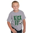 thumbnail image 5 of Athletic Soccer Fan Kick It Goal Boys Kids T Shirt Tees Tops Teen Brisco Brands XS, 5 of 6