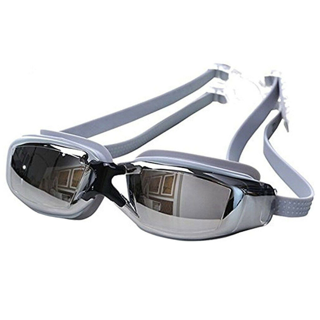 Swim Goggles Uv Swimming Pool Anti Fog Eye Glasses Spectacles Adult Protection 