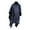 Navy blue, variant on amagogo Raincoat with Drawstring Hood EVA Rain Jacket for Camping Outdoor Activities Navy blue