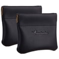 thumbnail image 1 of Travelambo Leather Squeeze Coin Purse Pouch Change Holder For Men & Women 2 pcs set (Black), 1 of 5