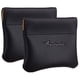 thumbnail image 1 of Travelambo Leather Squeeze Coin Purse Pouch Change Holder For Men & Women 2 pcs set (Black), 1 of 5