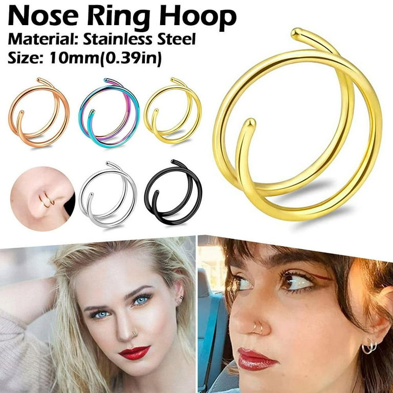 Double layered store nose ring
