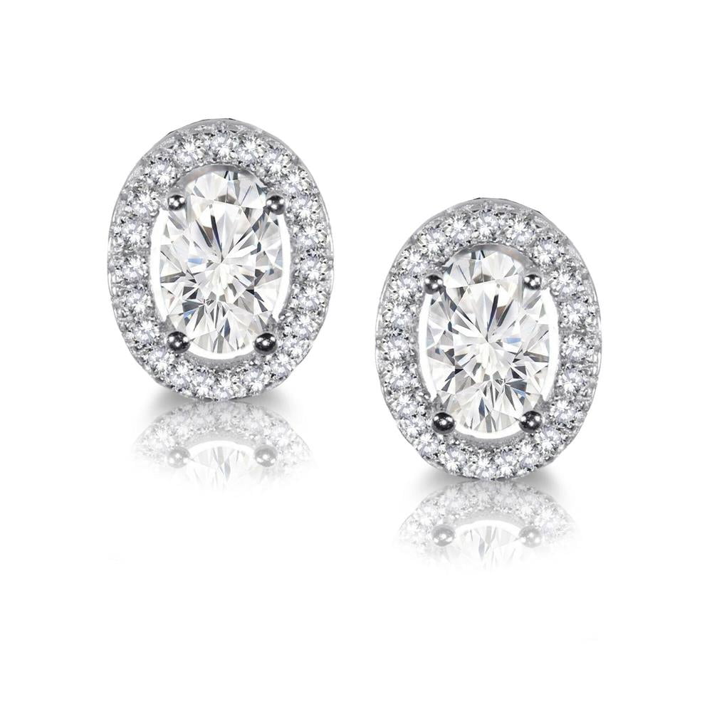 Details about   925 Sterling Silver Ladies Elegant Shaped 8mm Stud Earrings