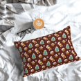 thumbnail image 5 of Yiaed Christmas Gingerbread Print Brushed Microfiber Envelope Pillowcases, Standard,Envelope Closure Pillow Cases(No pillow core)-16"x24", 5 of 6