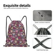 thumbnail image 4 of Balery Doodles Wedding Pattern Drawstring Backpack Bag Sport Gym Sackpack Cinch Bags Pattern Drawstring Backpack Bag Sport Gym Sackpack Cinch Bags -Medium, 4 of 6