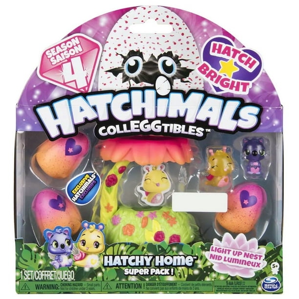 Hatchimals Season 4 Hatch Bright Hatchy Home Super Pack