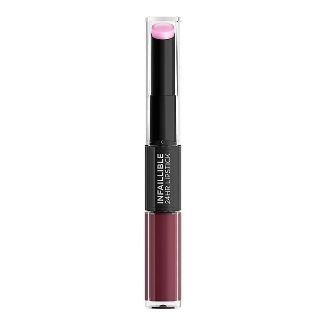 Labial L'Oréal Infallible 24H Lipstick líquido y bálsamo hidratante 215 Wine O Clock 3.7 ml