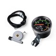 thumbnail image 1 of Motorcycle RPM Gauges Speedometer Black metal shell Digital Backlight and Tachometer Meter Odometer Instrument Assembly (Odometer), 1 of 4