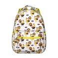 thumbnail image 1 of Chicken and Coop Pattern Student Backpack Farm Cartoon Hen Egg Chick Rustic Design Bookbag for Student Cute Farm Style, 1 of 6