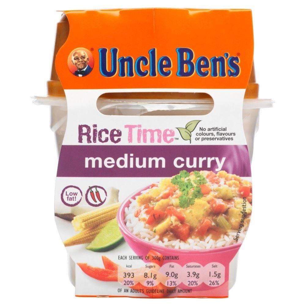 Uncle Ben's Rice Time Pot Medium Curry (300g) 
