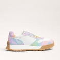 thumbnail image 2 of Sam Edelman Layla Rainbow Lace Up Low Top Chunky Heeled Fashion Sneakers (Rainbow, 13), 2 of 7