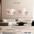 thumbnail image 4 of Elephant Stock Floral Panache Wall Art - Horizontal Canvas Wall Art - Living Room Wall Decor - Abstract Canvas - Brown And Red Decor By Carol Robinson - 51" x 34", 4 of 8