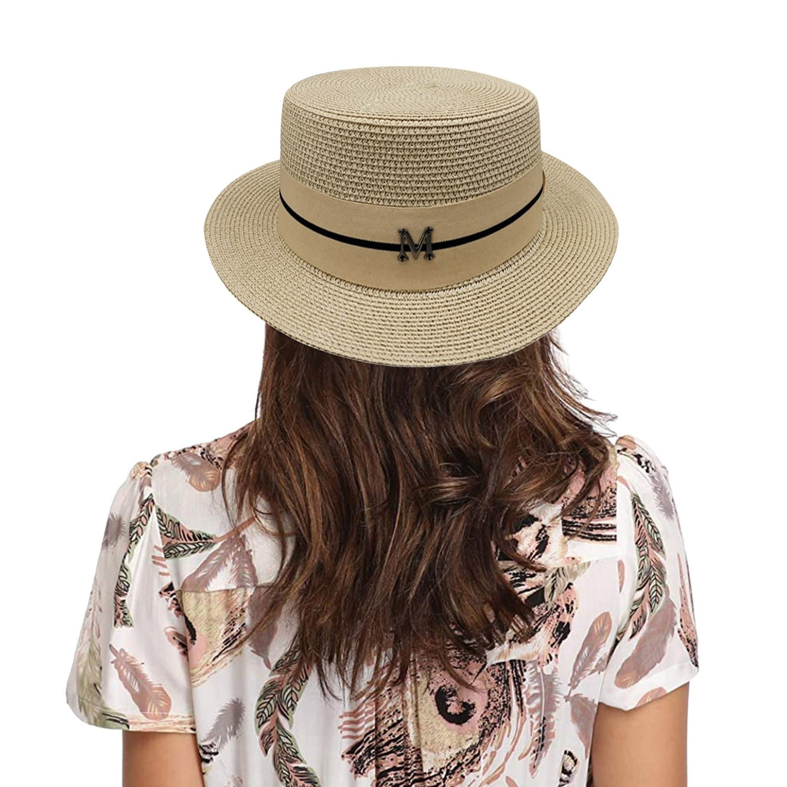 Women Straw Panama Hat Fedora 