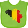 thumbnail image 3 of Inktastic Belgian Map Flag Boys or Girls Baby Bib, 3 of 4