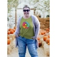 thumbnail image 3 of XCHQRTI Plus Size Daisy Women Tshirt Graphic Oversized Tees Short Sleeve Casual Tee, 3 of 11
