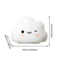thumbnail image 3 of Cloud Silicone Night Light Rechargeable Dimmable Table Lamp Bedroom Cloud Bedside Lamp with Sensor LED Soft Night Light for Kids Room Decoration, 3 of 9