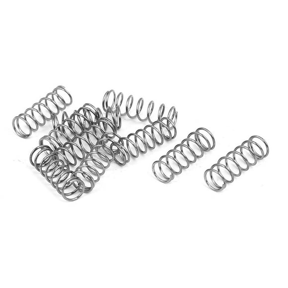 0.5mmx5mmx15mm 304 Stainless Steel Compression Springs 10pcs