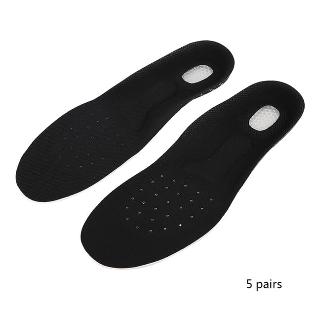 Plantillas de masaje suaves y cómodas, plantilla de zapatos EVA, cojín de inserción para zapatillas (40-46, 5 pares)