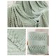 thumbnail image 5 of Manta de forro polar suave 70x100cm - manta gruesa y mullida para cama, sofá y siesta, diseño a rayas en beige, gris, verde, azul, caqui, rosa, 5 of 6