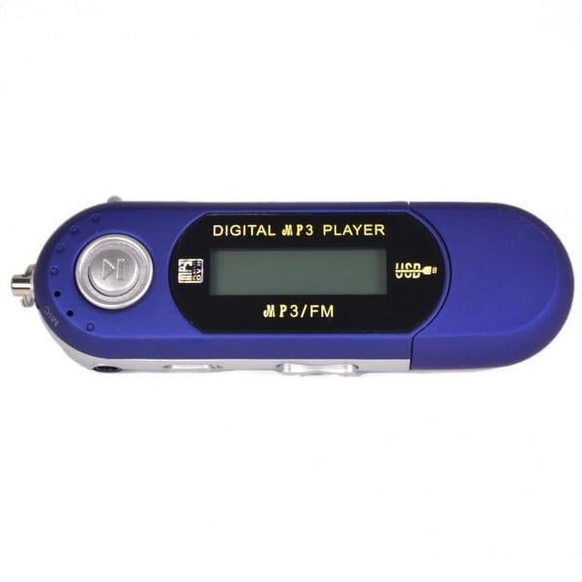 5- 8GB USB MP4 MP3 Music Video Player Grabación FM Radio Azul 5 piezas
