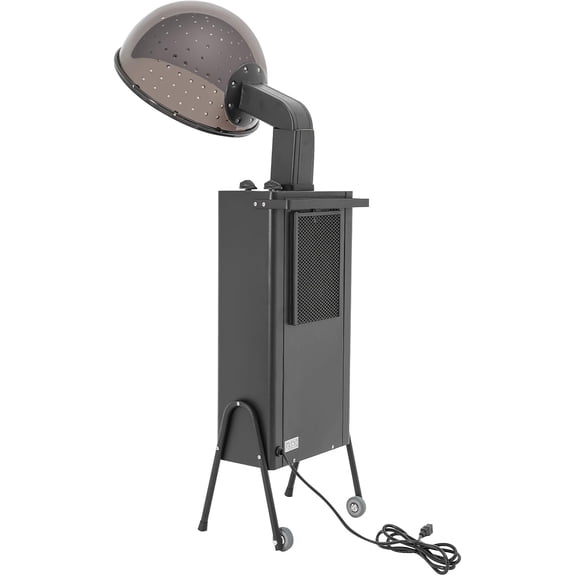 Miumaeov Hooded Hair Dryer, 1200W Professional Salon Hair Dryer with 3 Temperature Settings & 60 Minute Timer, Portable Standing Hair Dryer Hair Care Equipment for Beauty Salon and Home