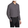 thumbnail image 4 of Yellow Rooster Men's Long Sleeve Core Classic Male Pique Polo Graphite XS, 4 of 6