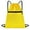 Yellow, variant on Kyusrd Multi Functional Waterproof Sports Drawstring Backpack - Oxfords Cloth Fitness Travel Storage Bag There's A Small Pocket