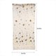 thumbnail image 5 of 1x2M decorativo hoja transparente tul gasa puerta ventana habitación cortina transparente cortina marrón, 5 of 8