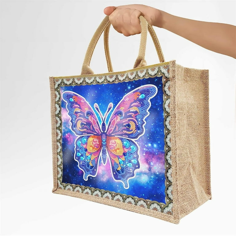 DIY Diamond Art Painting Tote Bag Mandala Handbag 2Pcs Replaceable Canvas Pattern Reusable Handmade Shopping Bags Walmart