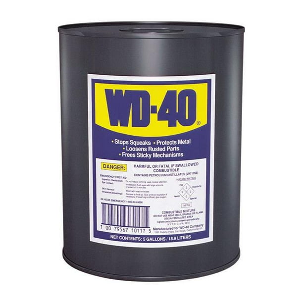 Wd40 Lubricant Flammable Can 5 Gl