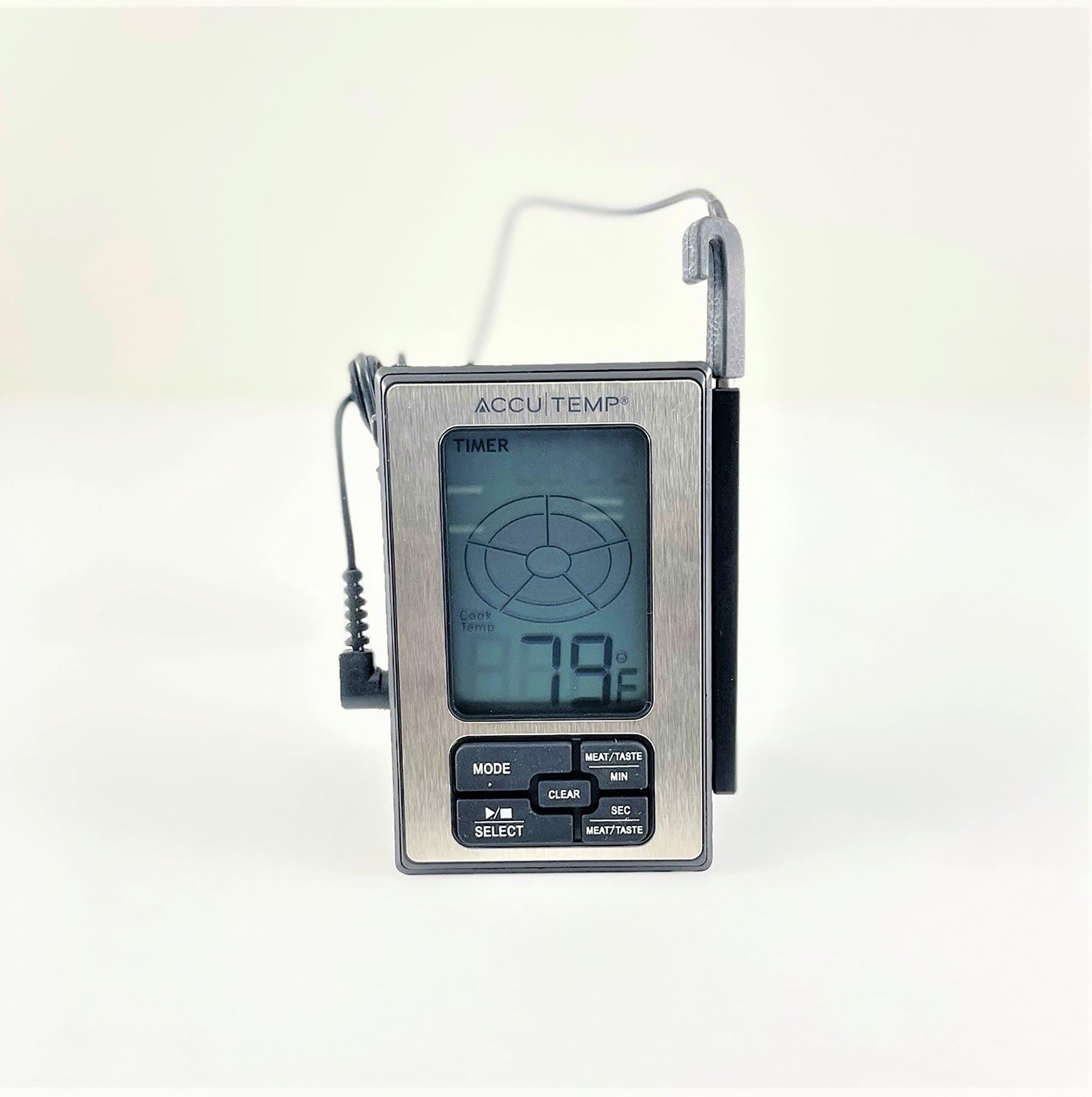AccuTemp Wired Meat Thermometer w/ Stainless Steel Probe & Pre