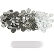 BENTISM 1.25 32mm Button Badge Parts Supplies for Button Maker Machine 500 Sets