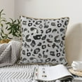 thumbnail image 6 of Kll Wild Animal Leopard Decorative Throw Pillow Covers Velvet Soft For Couch Sofa Bedroom Living Room Outdoor -20"X20", 6 of 8