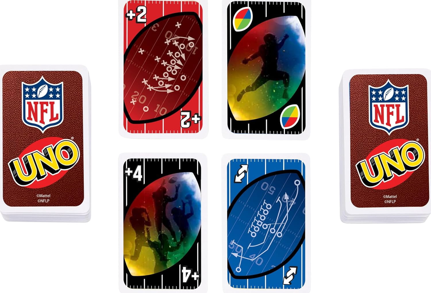 Mattel Kids & Adults UNO NFL Classic Card Game