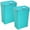 Blue, variant on YRLLENSDAN Garbage Can 13 Gallon Tall Kitchen Trash Can Garbage Can with Lid Automatic Trash Cans Touchless for Bedroom Bathroom Home Office 50 Liter,2 Pack Blue