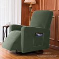 thumbnail image 4 of Subrtex Housse Extensible pour Fauteuil Inclinable 1 Pce, Housse Texturée à Carreaux avec Poches, 4 of 6