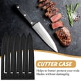 thumbnail image 4 of 1 Set Knives Cases Black ABS Plastic Prevent Dull Edges Universal Design Home Users, 4 of 5