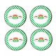 thumbnail image 1 of Juego de platos Silver Buffalo Friends Central Perk de melamina, 4 piezas, 1 of 7