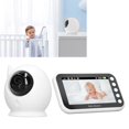thumbnail image 1 of Monitor para bebés, Pantalla LCD de 4,3 Pulgadas, Rotacia de 360 ​​Grados, Monitor para cámara para Bebés, Vison Nocturna por Infrarrojos, conversación bidirecional, 8, 1 of 7