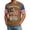 Brown, variant on Men’s 250th Anniversary USA Shirt - 2026 American Flag Retro Graphic Tee - Crew Neck Short Sleeve T-Shirt,Light Blue (M)