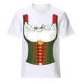 thumbnail image 4 of Pompotops Blouse Décontractée Mode Femme Imprimé Oktoberfest Col Rond T-Shirt Blouse Imprimée Tee Liquidation, 4 of 5